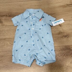 Carter's Blue Striped One Piece